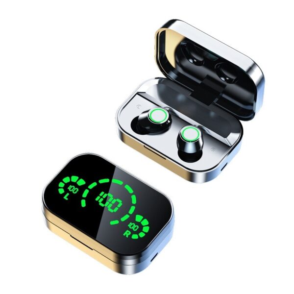 YD03 Wireless Bluetooth-compatible Headset TWS Large Screen Smart Digital Display In Ear Breathing Light - Image 7
