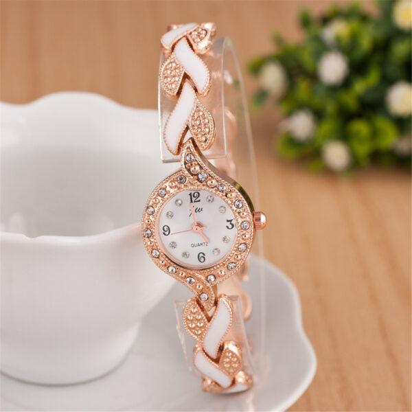 Leaf bracelet quartz wrist watch - Image 5
