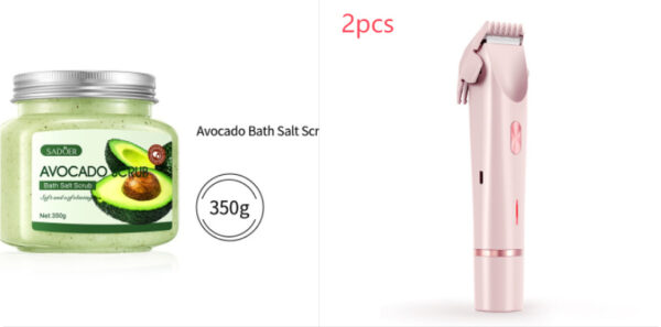 2 In 1 Hair Remover Women's Double Head Shaver Private Pubic Hair Trimmer Electric Razor Wet Dry Electric Body Hair - Image 2